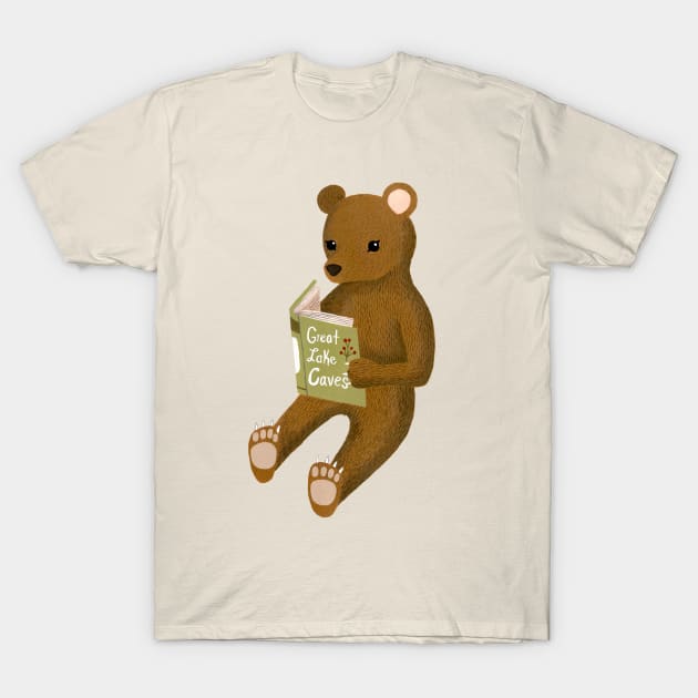 Reading Bear T-Shirt by annyamarttinen